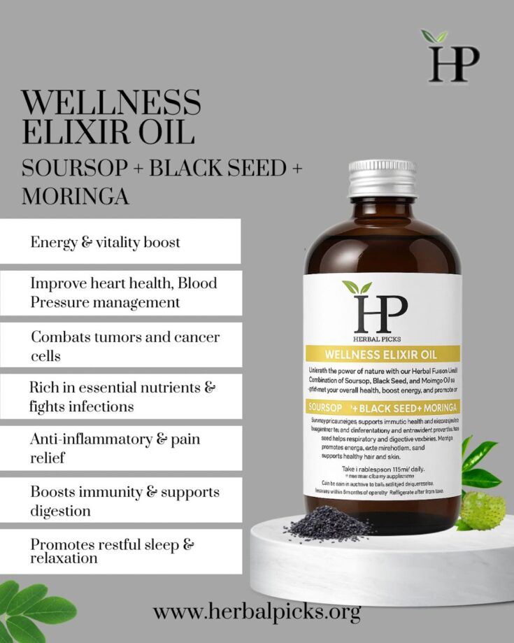 Wellness Elixir Oil (Soursop + Black Seed + Moringa)